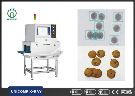 Unicomp Gıda X Ray Kontrol Sistemi Kuru Paket Gıda Kontaminasyonu Muayenesi İçin Otomatik Rejektör