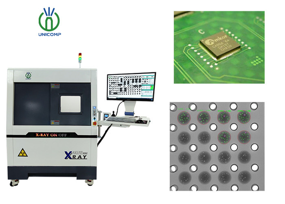 BGA Lehimleme Toplarını Kontrol Etmek İçin 5 Mikron Odaklı X-ışını Makine