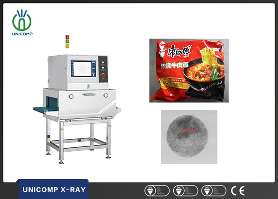 Otomatik reddediciyle torbalanmış yiyecekleri kontrol etmek için gıda X-Ray algılama ekipmanları