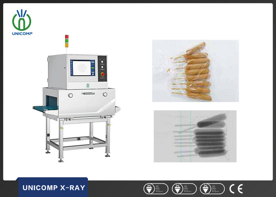 Paketlenmiş gıdalar içindeki yabancı maddeleri kontrol etmek için gıda röntgen inceleme makinesi