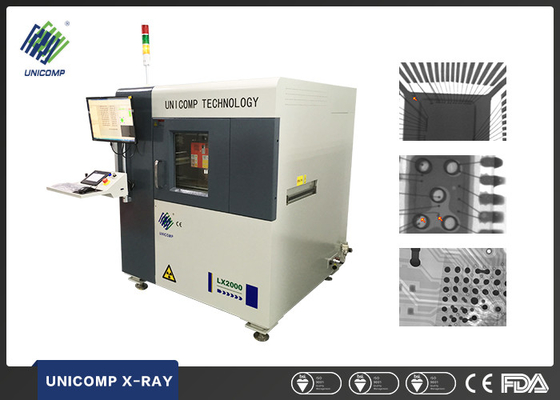 On-Line Operasyon PCB X Ray Makinesi Unicomp LX2000 Fotovoltaik Sanayi için