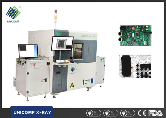 Gri Unicomp X-Ray Algılama Ekipmanı, BGA Void Muayene Makinesi 220AC / 50Hz