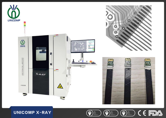 Unicomp AX8500 110kV 5um 2.5D Elektronik için X-ray SMT PCBA BGA IC lehimleme kalite kontrolü