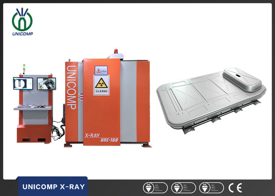Unicomp Endüstriyel Röntgen muayene makinesi UNC160 Alüminyum Döküm için Pil Muhafazası çatlaklar NDT kontrolü