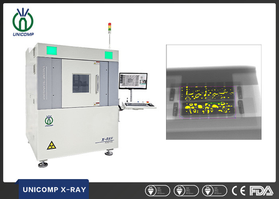 Led PCBA lehimleme için Unicomp 130kV mikrofokus X-ray AX9100 Boşluk ölçümü
