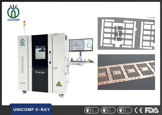 Otomatik ölçüm ile Semicon kurşun çerçeve kalite kontrolü için 2.5D 110kv X ışını makinesi Unicomp AX8500