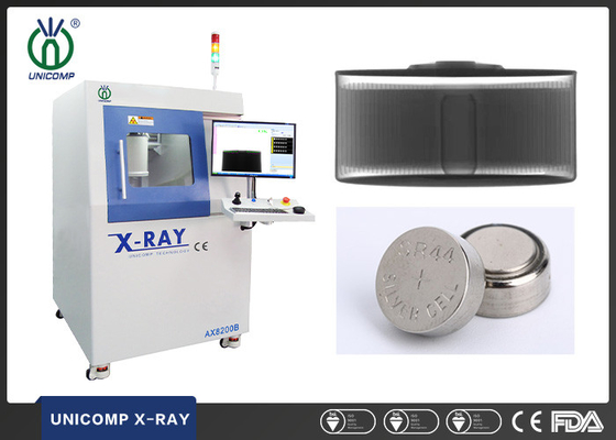 AX8200B Unicomp X Ray Makinesi Silindirik Lityum Pil için CNC Programlanabilir Muayene