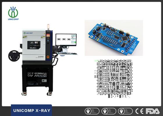 Elektronik Bileşenlerin iç kusurlarını incelemek için Unicomp Desktop X-ray sistemi CX3000