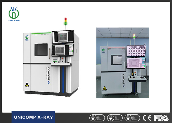 Elektronik Bileşenlerin iç kusurlarını incelemek için Unicomp AX9100max X-ışını sistemi