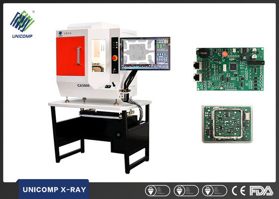 CX3000 Elektronik PCBA Unicomp X Ray Algılama Makinesi, Masa Üstü X Ray Makinesi