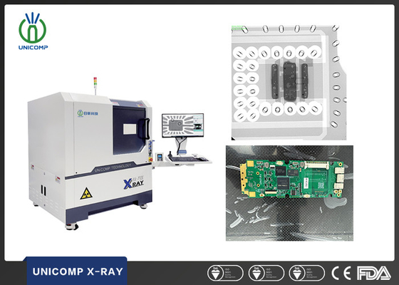 1.0KW Güç Tüketimi 1280 L x 1220 W x 1615 H mm ile PCB için X-Ray Denetim Ekipmanı
