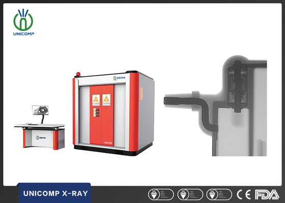 Unicomp UNC225 Röntgen Makinesi, 225kV'de 0.4mm/1.0mm Fokal Boyutlu Güç reçinindeki kusurları tespit eder