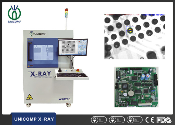 SMT BGA Lehimleme için 0.8kW 5um FDA Elektronik X Ray Makinesi