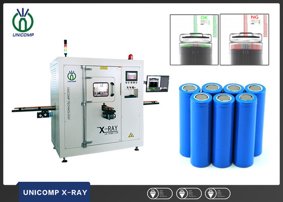 4KW Unicomp X Ray Algılama Makinesi 18650 Silindirik Pil