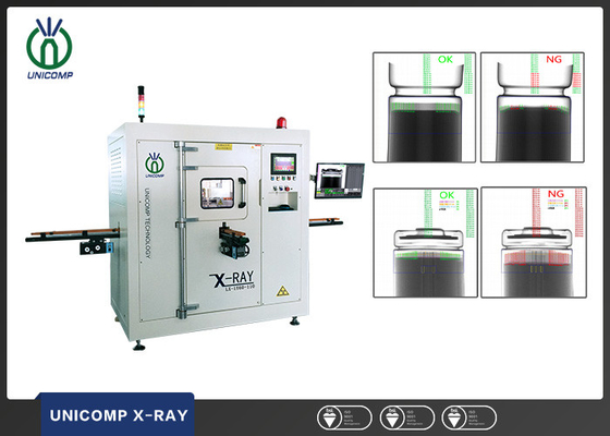 Silindirik 18650 için 110kv 4KW Lityum Pil X Ray Makinesi Unicomp