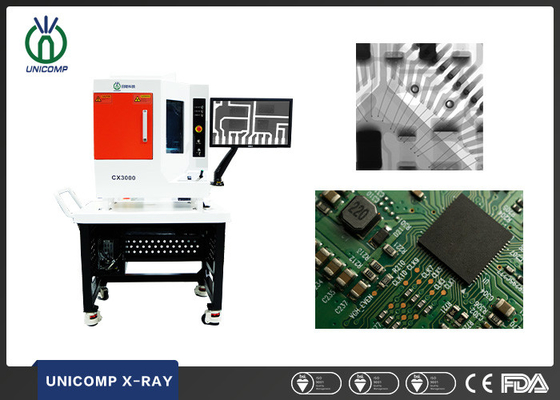 Unicomp Çevrimdışı Elektronik X Ray Makinesi 220VAC CX3000 EMS BGA PCBA için