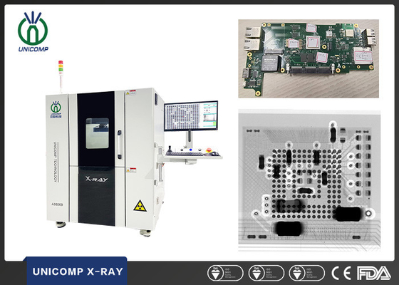 PCBA BGA için Yarı İletken 110kV Elektronik X Ray Makinesi 5um AX8500