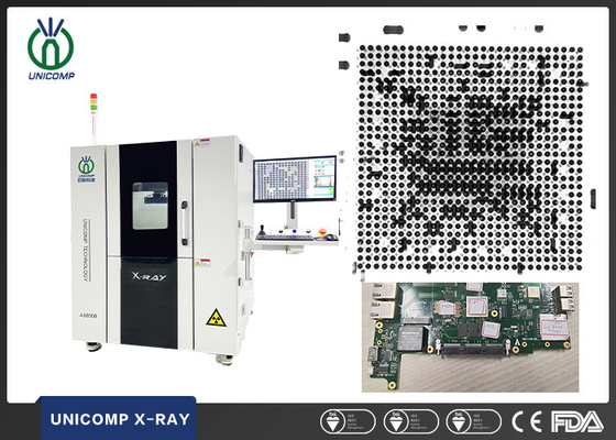 SMT EMS BGA LED CSP QFN Lehimleme için Unicomp AX8500 X Ray Muayene Makinesi