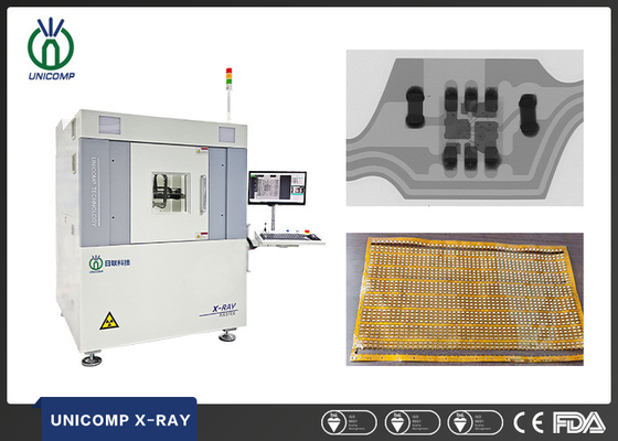 Unicomp AX9100 X Ray Makinesi SMT PCBA BGA LED QFN Lehimleme Boşluğu Ölçümü