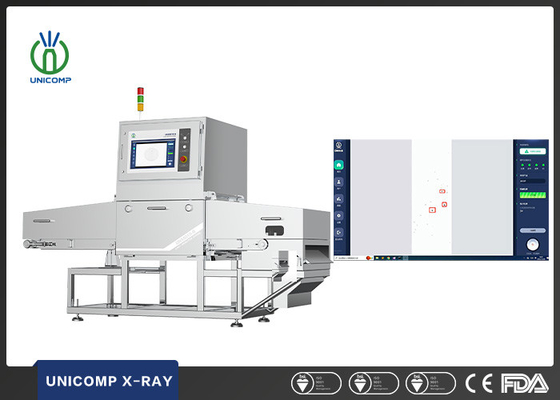 Unicomp Food X Ray Muayene Ekipmanı Gıda Güvenliği İçin% 99 Yüksek Red Oranı