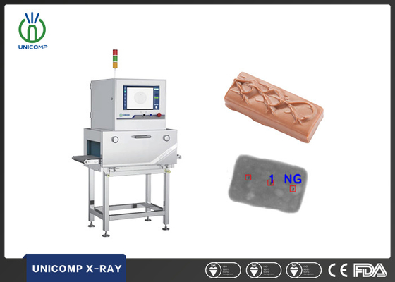 Küçük Paketlenmiş/Çikolatalı Bar/Snacks'teki Yabancı Malzemeler/Taş/Plastik/Metal/Şüşe Parçacıkları için X-ışını Denetim Sistemi