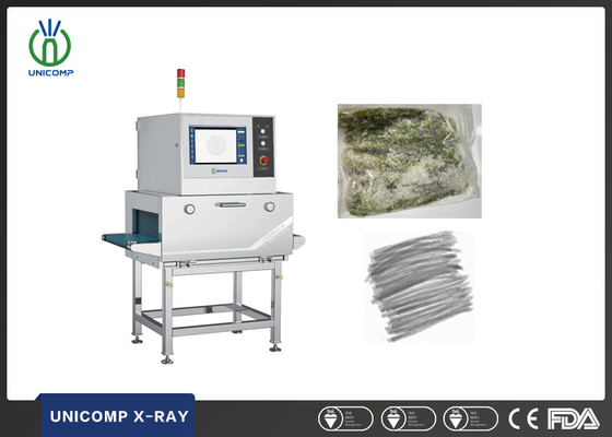 Dondurulmuş asparagus/dondurulmuş sebze içindeki yabancı madde/taş/plastik/metal/şüşe parçacıkları için X-ışını denetim sistemi