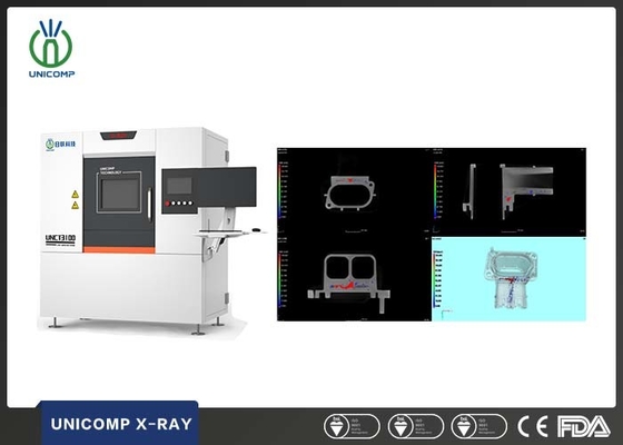 160KV CT Makinesi Unicomp UNCT3100 Silindir / Metal dökümler / Havacılık parçaları için 3 boyutlu yıkıcı olmayan test