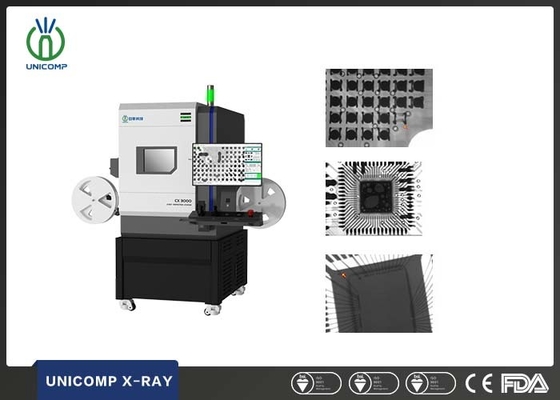 SMT BGA X Ray Muayene Makinesi FPD Yoğunlaştırıcı Unicomp CX3000 0.5kW