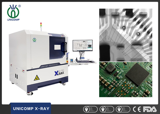 Unicomp AX7900 PCB X Ray Makinesi SMT PCBA BGA Muayenesi İçin Yüksek Çözünürlüklü FPD