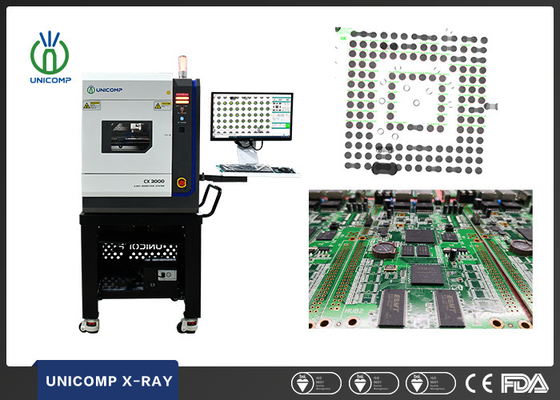 CX3000 Reel To Reel Elektronik X Ray Makinesi CSP LED Flip Chip için 0.5kW