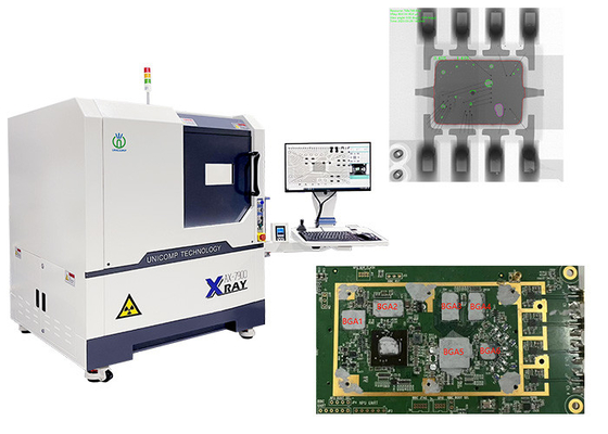 IC ve BGA Lehimleme Topları için 90kV Off-Line PCB X-Ray Makinesi Unicomp AX7900