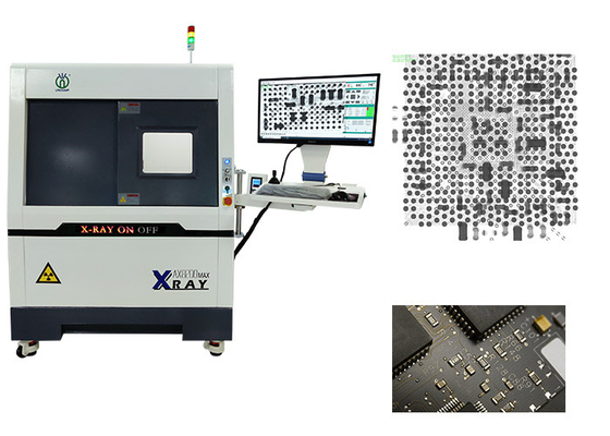AX8200max PCB X Ray Makinesi 90kV, Denetim etkisi için ±60° Eğim fonksiyonu ile
