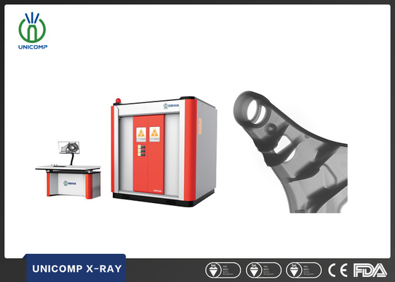 225KV Voltaj Unicomp UNC320 Otomobil Bracket İç Kusur tespiti için X-Ray 7500kg Makine ağırlığı