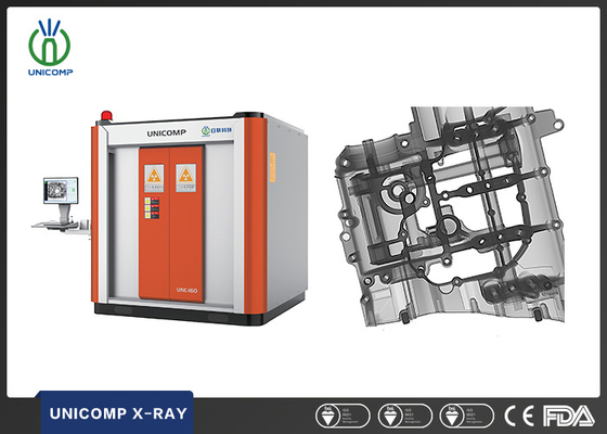 Motosiklet motorunun muayenesi için Unicomp UNC160 X-Ray ekipmanları