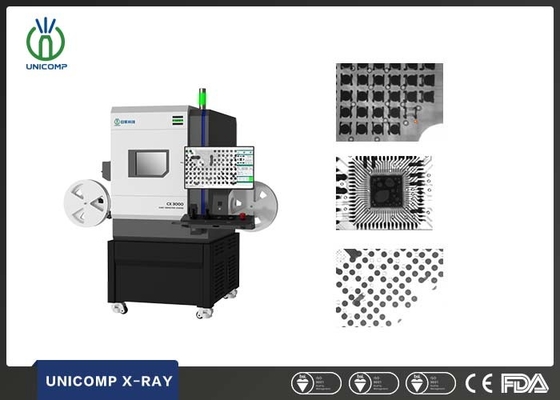 PCBA Micro Focus Masaüstü X Ray Makinesi FPD Yoğunlaştırıcı, 48mm X 54mm X-Ray Kapsamı