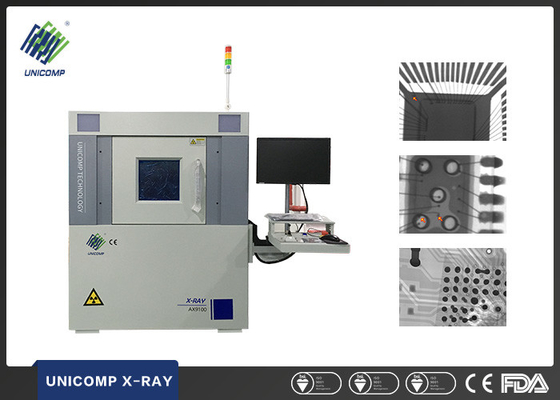 Semicon için SMT BGA X Ray Algılama Ekipmanları Flip Chip FPD Dedektörü 130KV