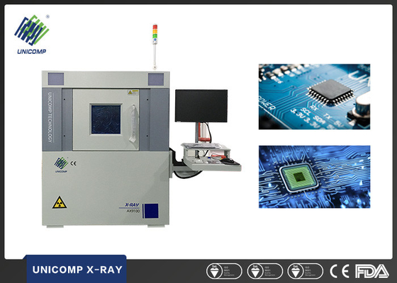 2.5D Başlık Elektronik X Ray Makinesi 40W Rotasyon 360 ° 6 Eksenli Hareketli