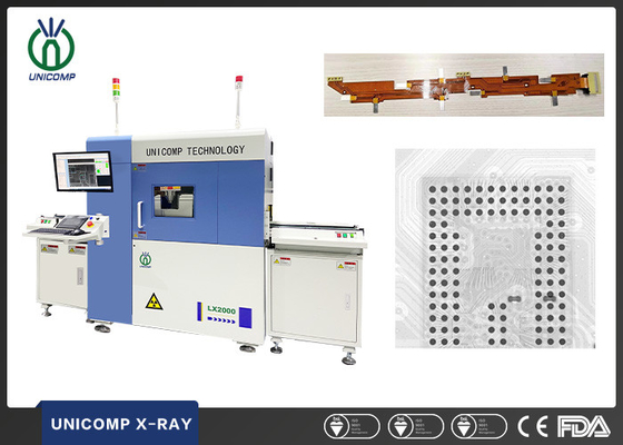 BGA QFN Lehimleme için Inline SPC Elektronik X Ray Makinesi LX2000 FPC Analizi