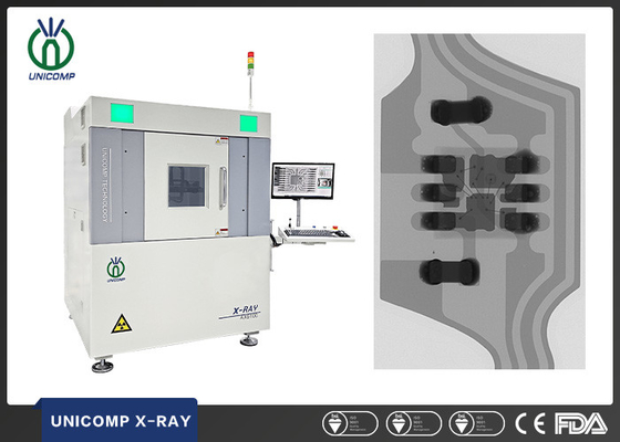 AX9100 Unicomp 2.5D Pcb X Ray Makinesi 130KV LED Boşluk Muayenesi İçin Kapalı Tüp