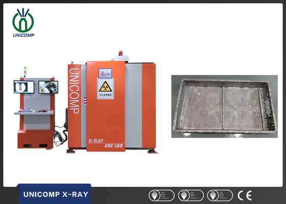 EV Lityum Pil muhafazası için Unicomp UNC160 X-ray makinesi pres döküm çatlaklar gözeneklilik NDT testi