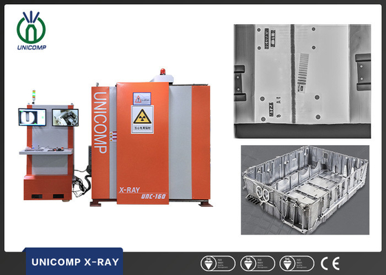 Unicomp UMC160 NDT X-ray makinesi, lityum pil için robot işlemeli alüminyum döküm gövde kaynak kusurları kusurları dett
