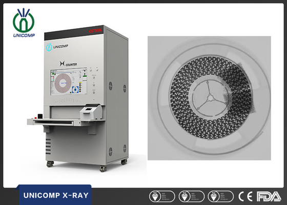 Dinamik AI algoritması ve Bulut desteği ile Unicomp SMD Chip Counter X Ray dörtlü makara ve JEDEC tepsisi